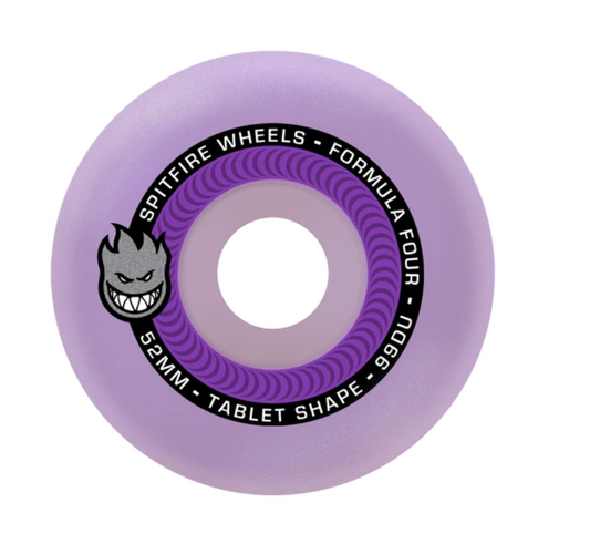 Spitfire F4 99a Tablet Colors Lavender Wheels 52mm