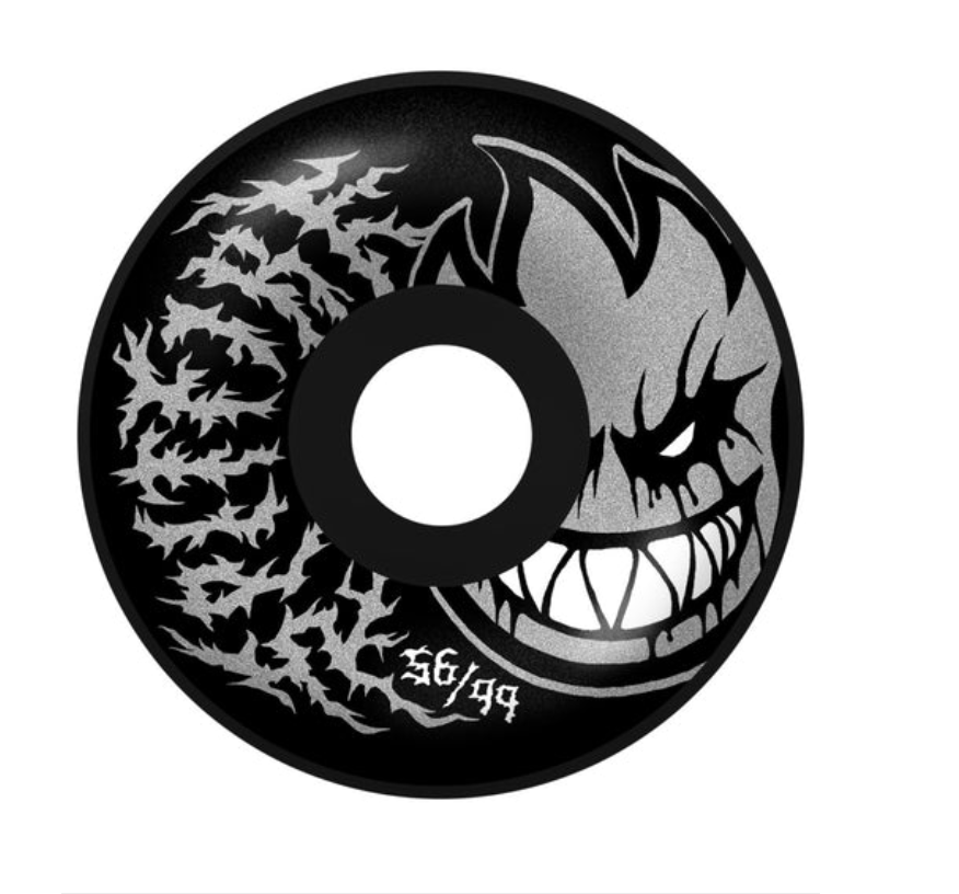 Spitfire F4 99a Deathmask II Radial Full Black Wheels 56mm