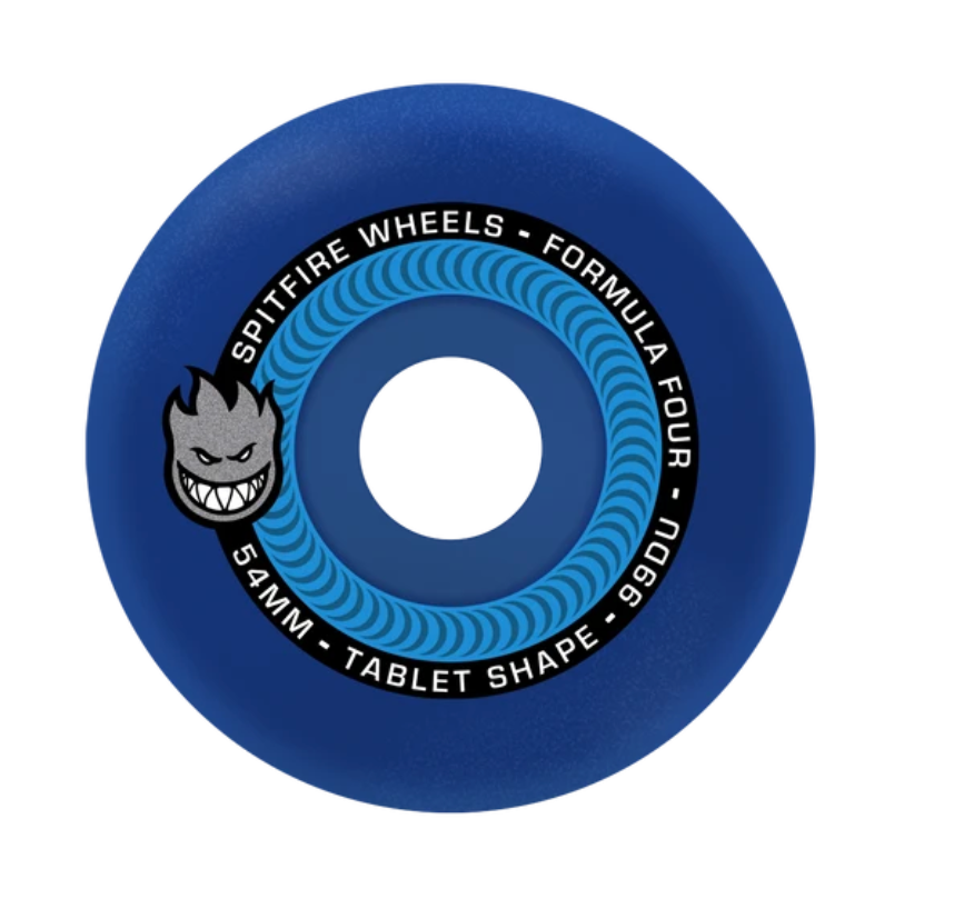 Spitfire F4 99a Tablet Colors Ice Blue Wheels 54mm