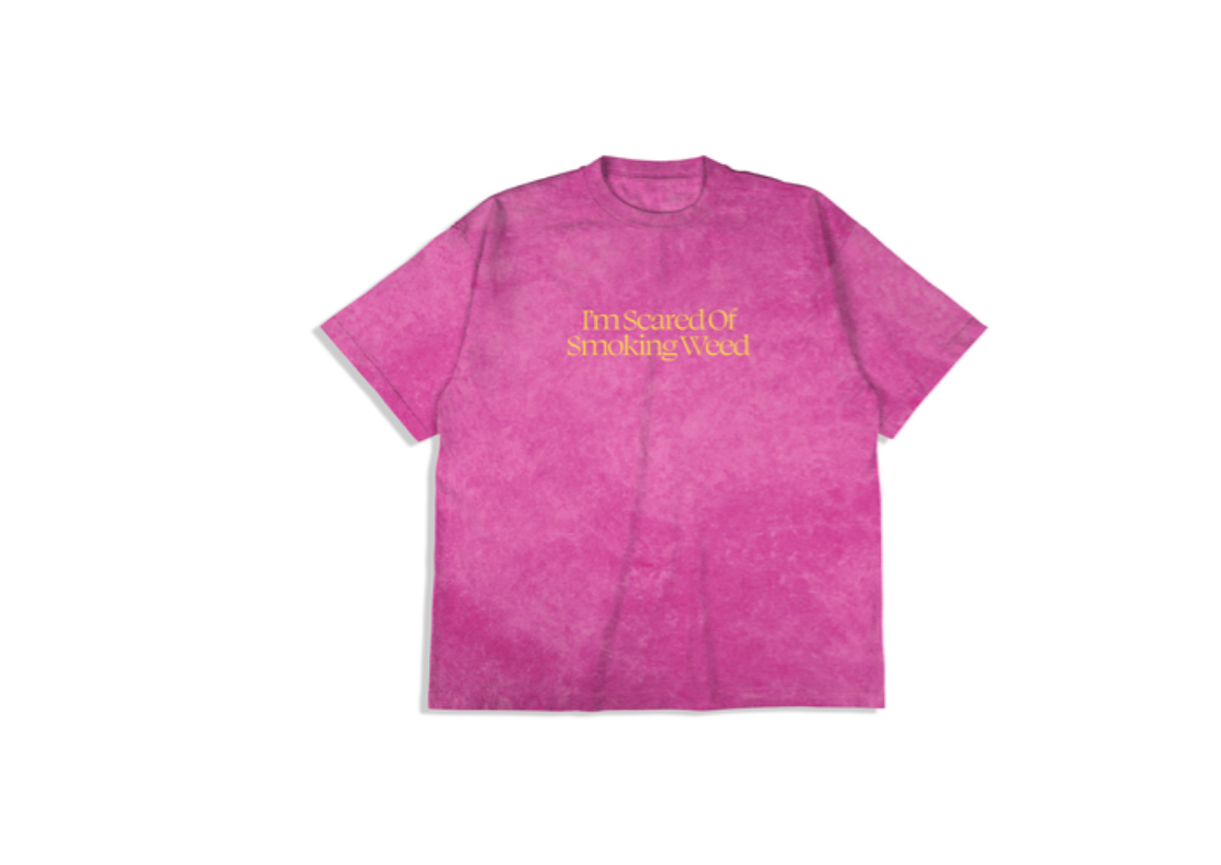 Jacuzzi Scared Weed Mineral Wash S/S Tee - Fuchsia