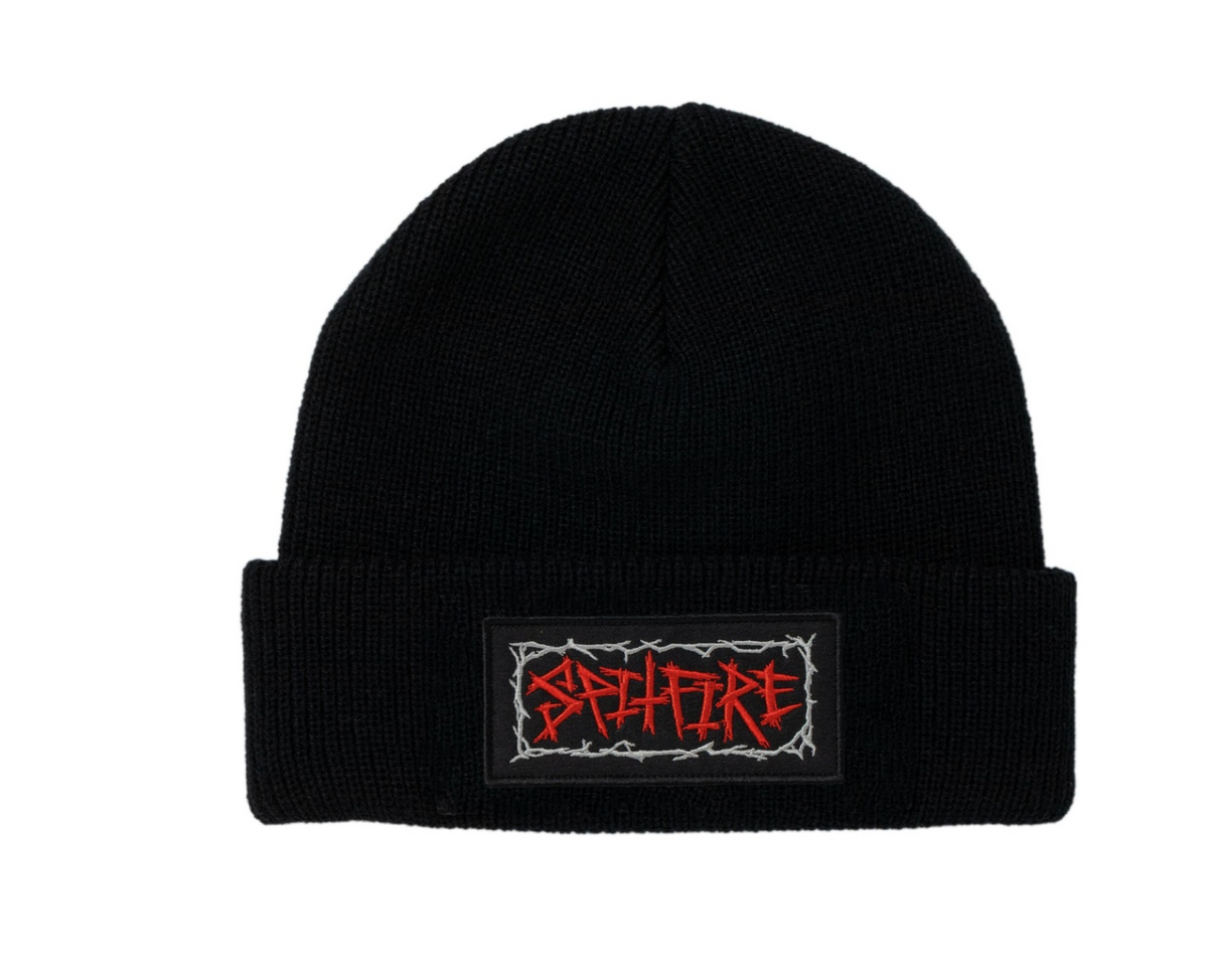 Spitfire Gas Mask Script Beanie Black