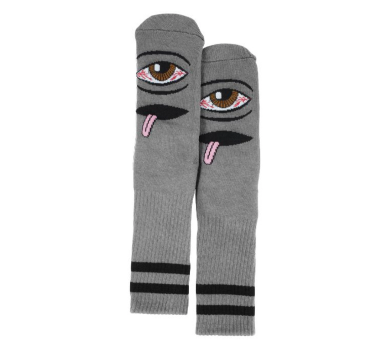 Toy Machine Bloodshot Eye Socks Grey
