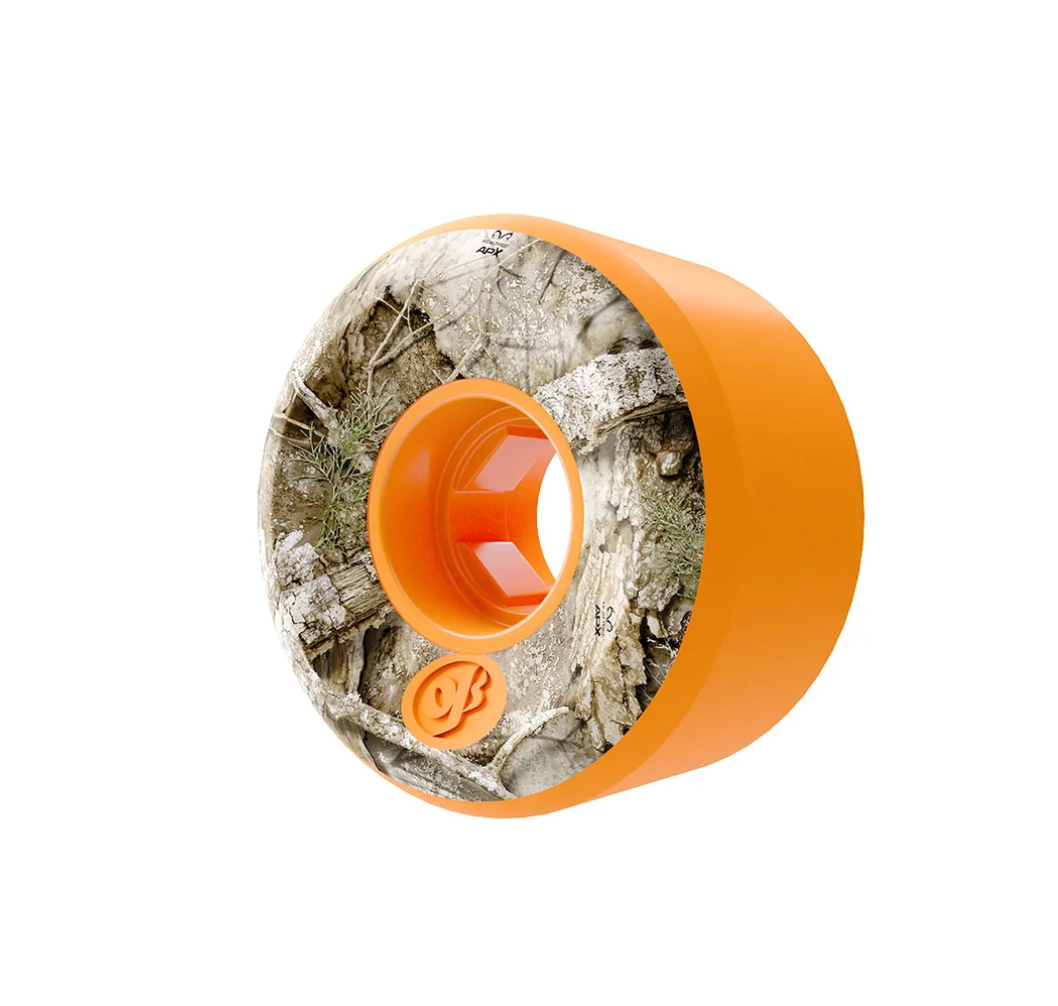 OJ Realtree APX Keyframe 2 Orange 92a Wheels 56mm