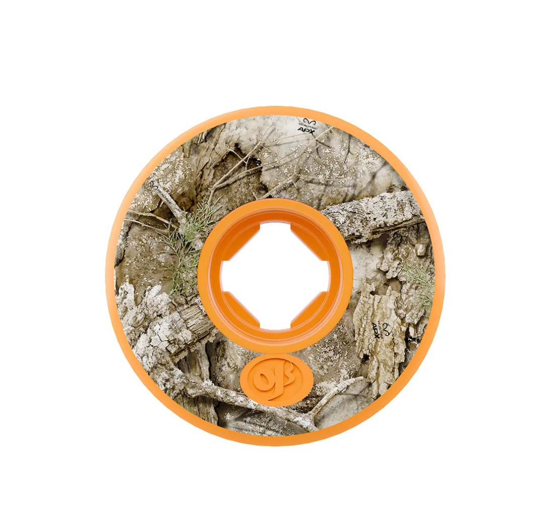OJ Realtree APX Keyframe 2 Orange 92a Wheels 56mm