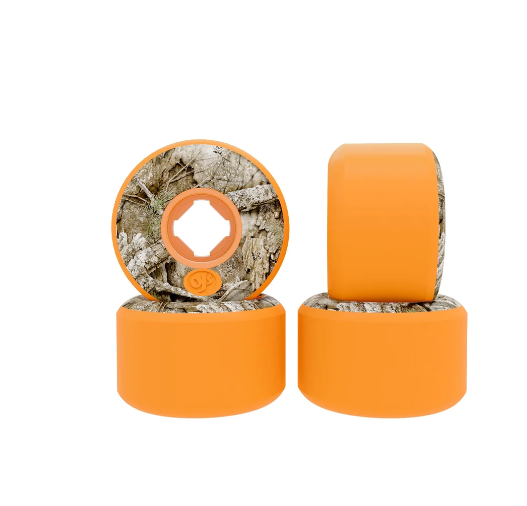 OJ Realtree APX Keyframe 2 Orange 92a Wheels 56mm