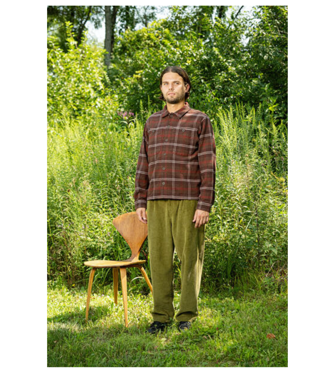 Quasi SST Long Sleeve Button Up Shirt [Dirt]