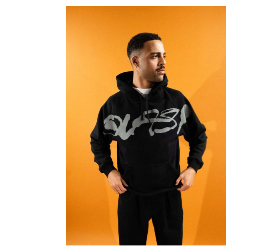 Quasi Blot Hoodie Black