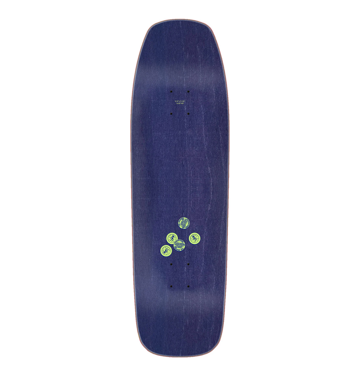 Santa Cruz Delfino Pinball Pro Shaped Deck 9.14