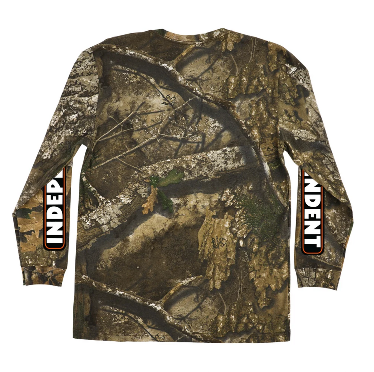 Independent Bar Logo L/S Midweight T-Shirt Realtree APX Mens L