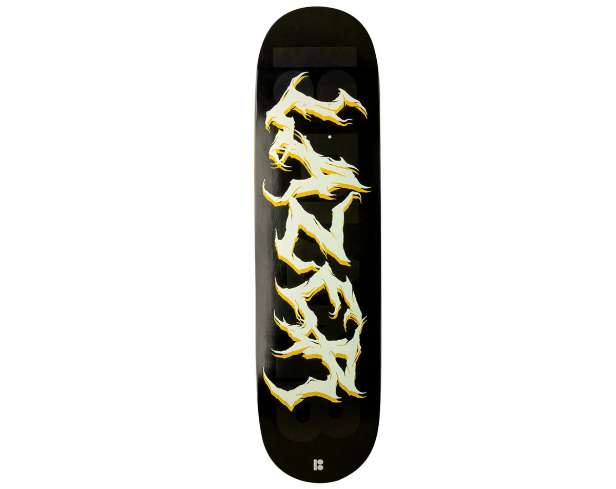 Plan B Lazer Crawford Metal Glow Ink Deck 8.25