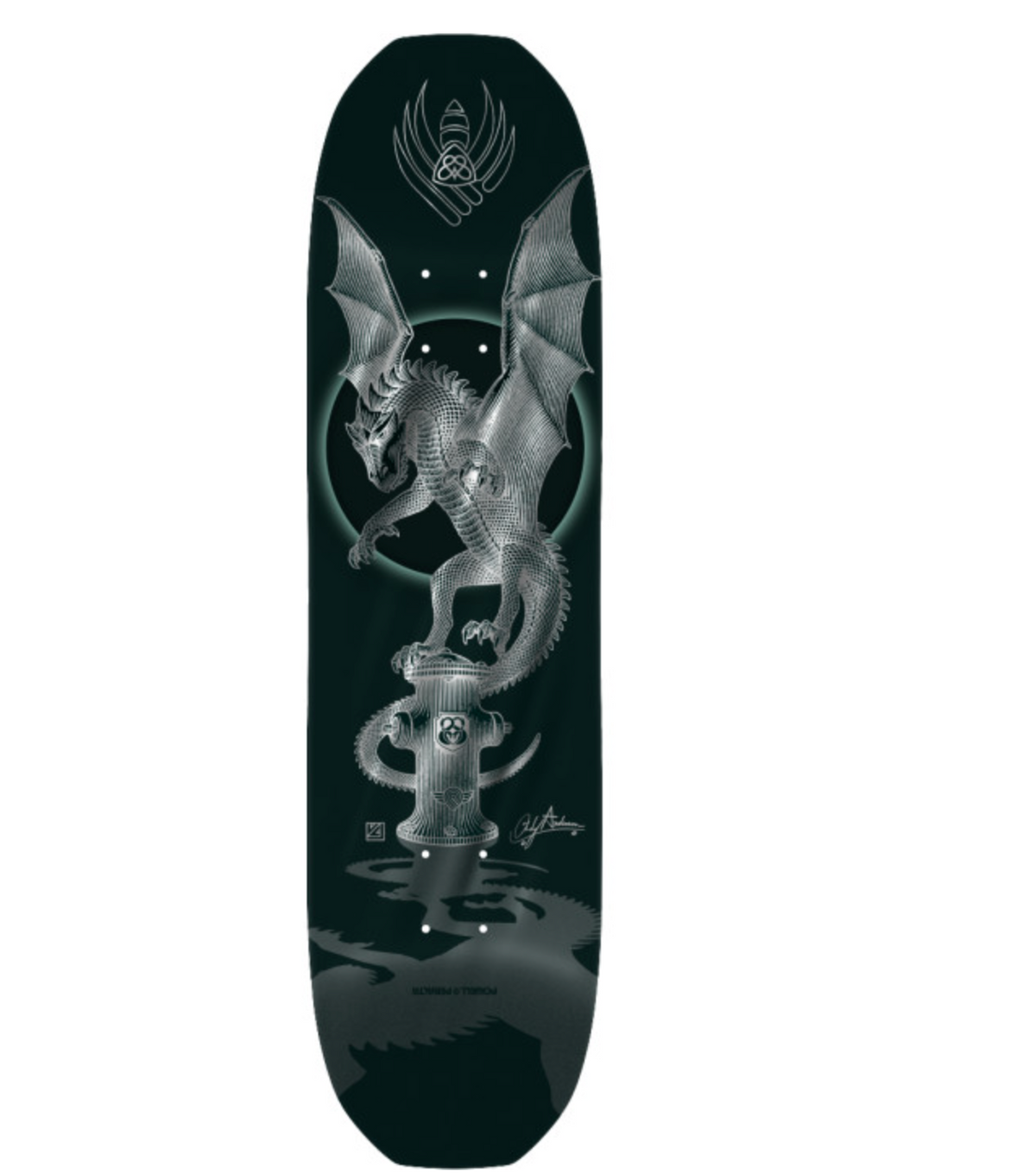Powell Andy Anderson Hydrant 2 Silver Foil Flight Deck 8.4