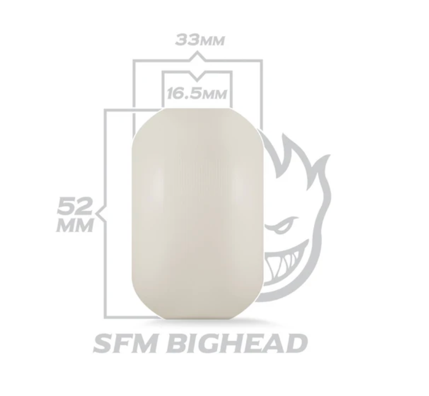 Spitfire Bighead 99a Wheels 52mm