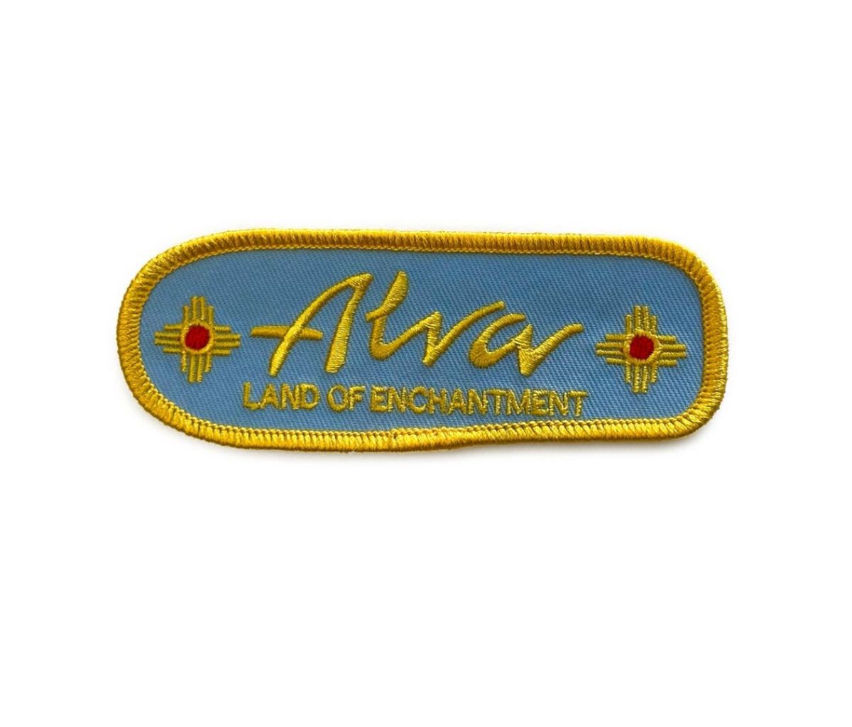 Alva Land Of Enchantment Embroidered Iron On Patch
