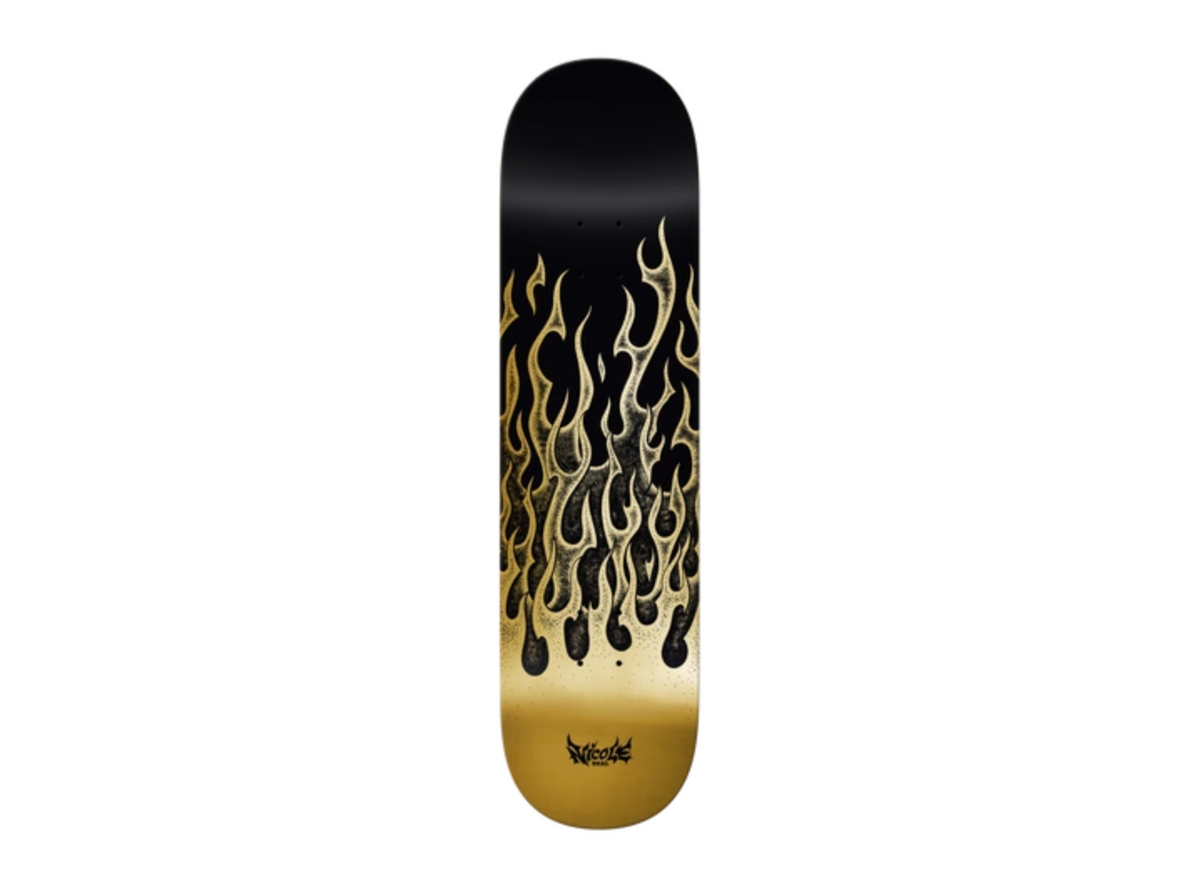 Real Nicole Flames Redux Twin Nose Deck 8.25