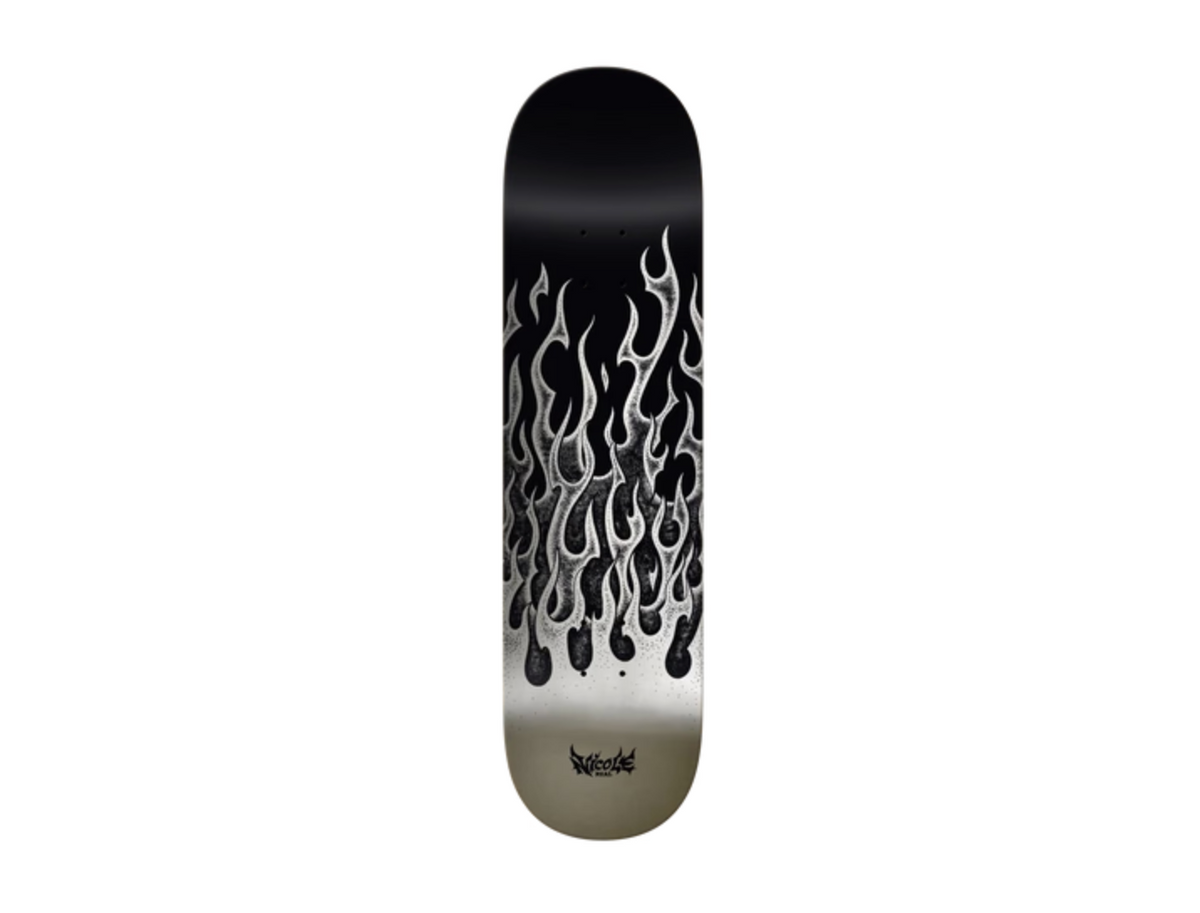 Real Nicole Flames Redux Twin Nose Deck 8.5