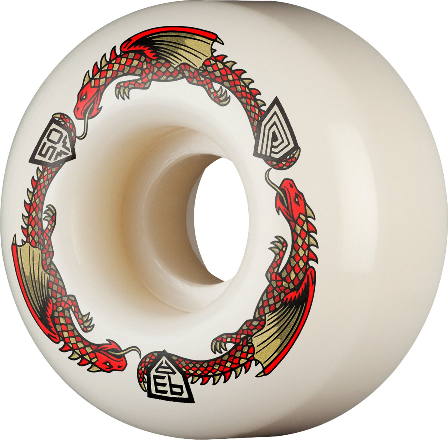 Powell Dragon Formula 93a Red V1 Standard Wheels 52mm x 31mm