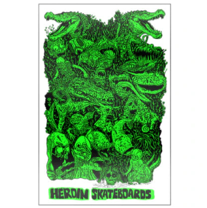 heroin allegory swampy sticker