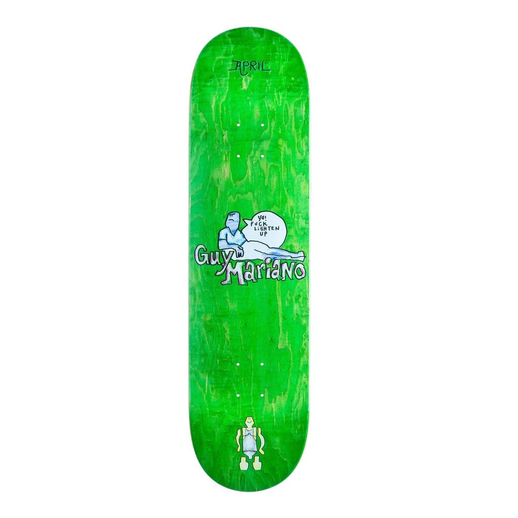 april guy by gonz pop green 8.25 deck
