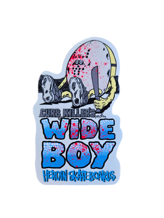 heroin allegory wide boy sticker