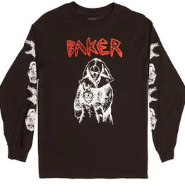 baker nun ls tee black