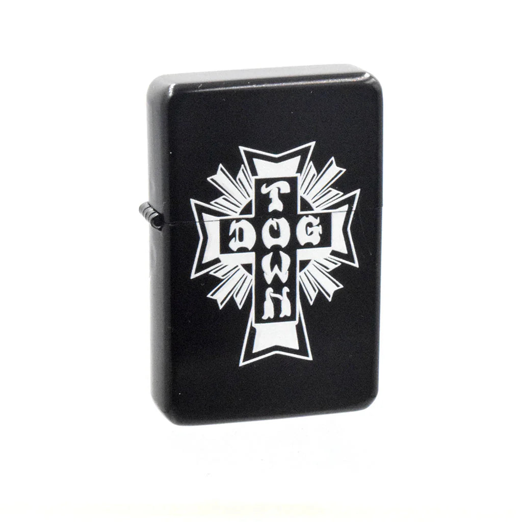 dogtown cross logo flip lighter black white