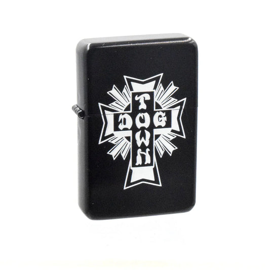 dogtown cross logo flip lighter black white