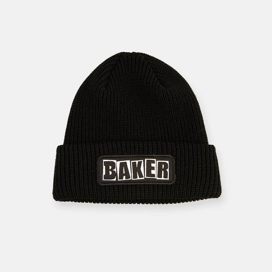 Baker Brand Logo Patch Beanie Black