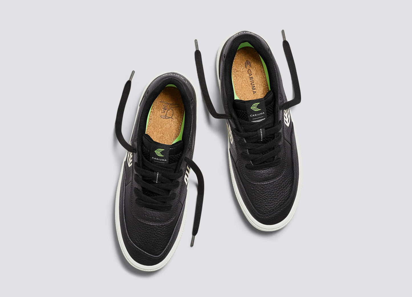 cariuma luan pro shoe black ivory