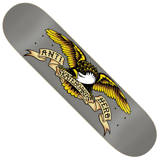 anti hero classic eagle deck grey 8.25
