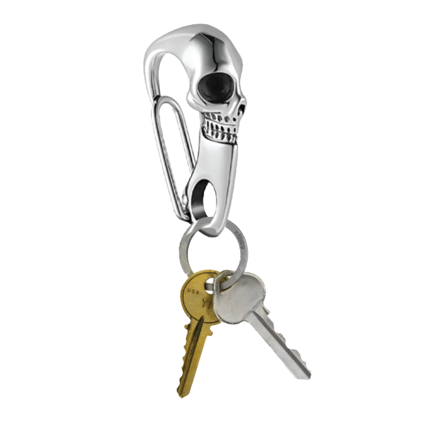 Deathwish Crypt Carabiner Keychain