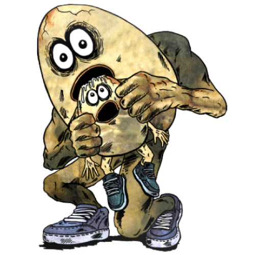 heroin fried boy egg eater sticker