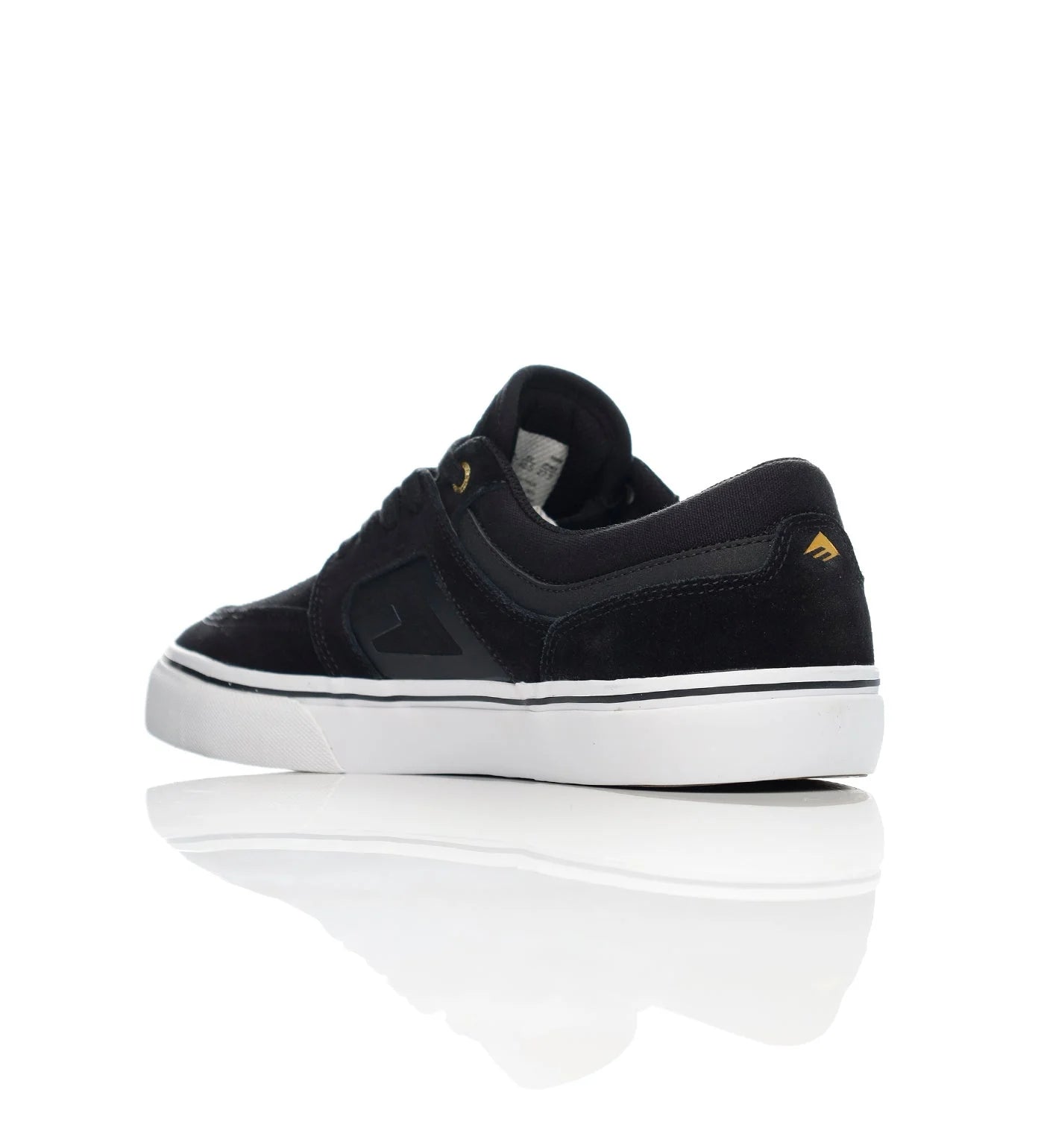 emerica hoban shoe black white gold