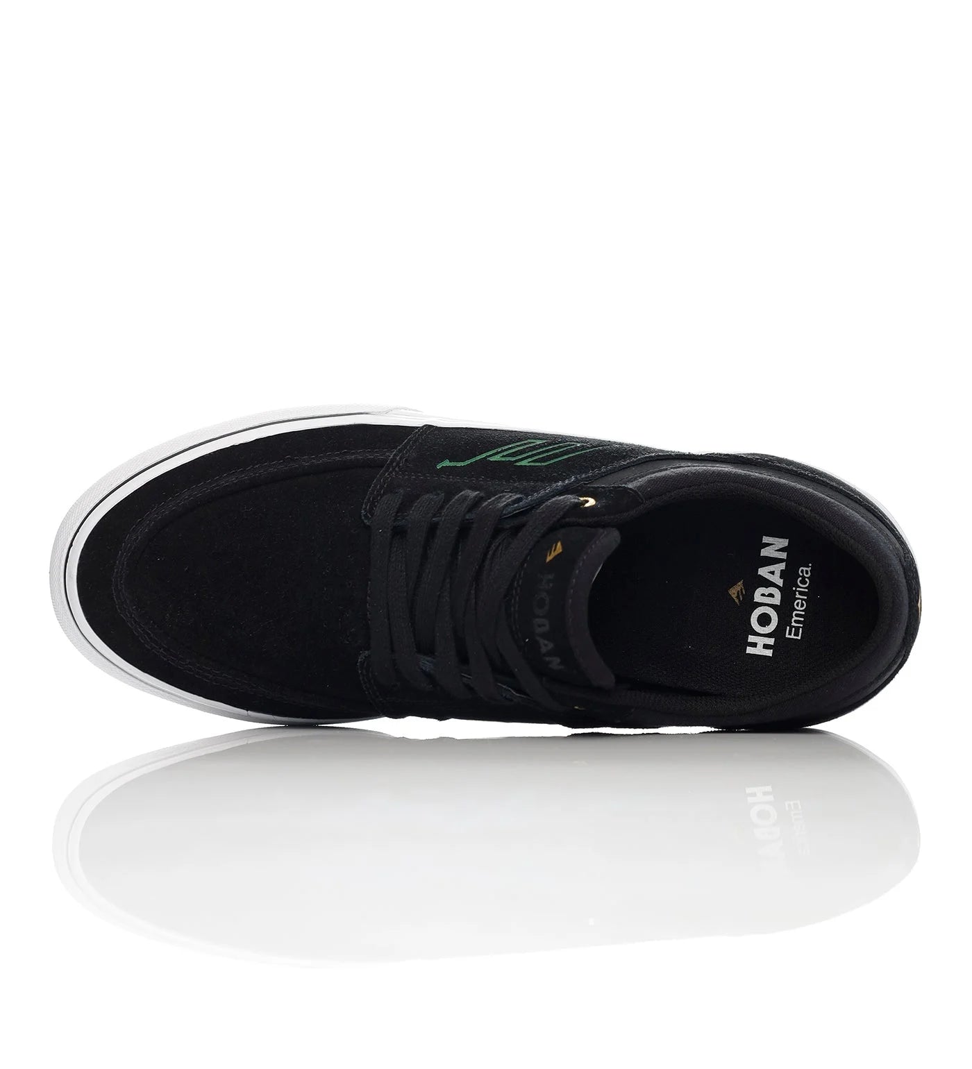 emerica hoban shoe black white gold