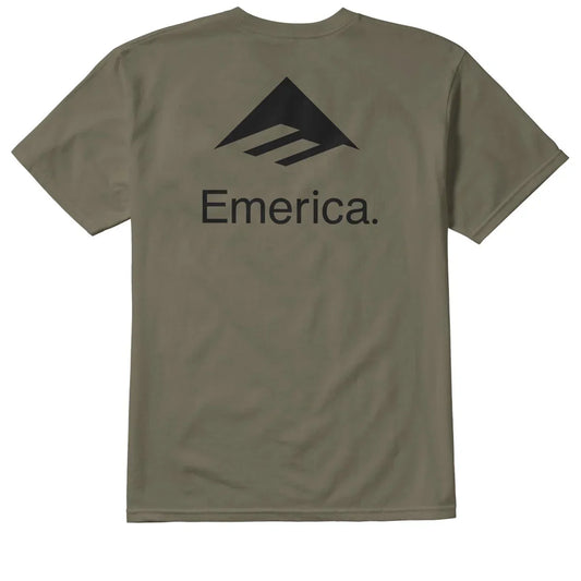 emerica lockup tee moss