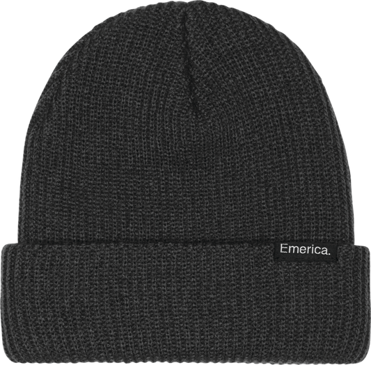emerica logo clamp beanie black