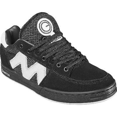 emerica og 1 shoe black white
