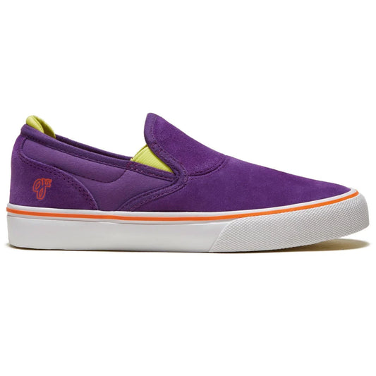 emerica x oj youth wino g6 slip on shoe purple