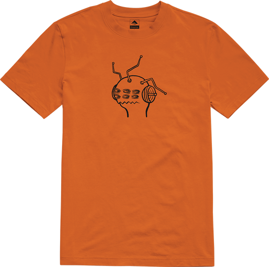 emerica x toy machine antenna tee orange