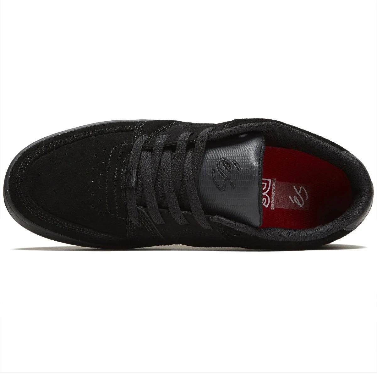 es accel slim shoe black black black 11