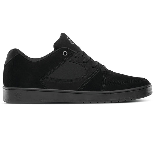 es accel slim shoe black black black 11