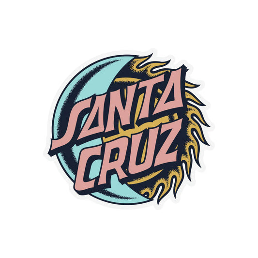 santa cruz eclipse dot 4in x 4.22in sticker