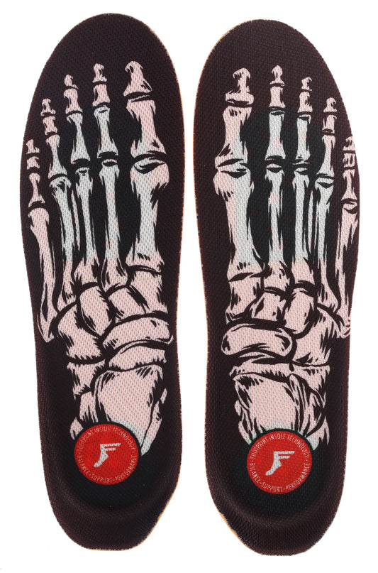 footprint kingfoam elite mid action sports gel insole skeleton black