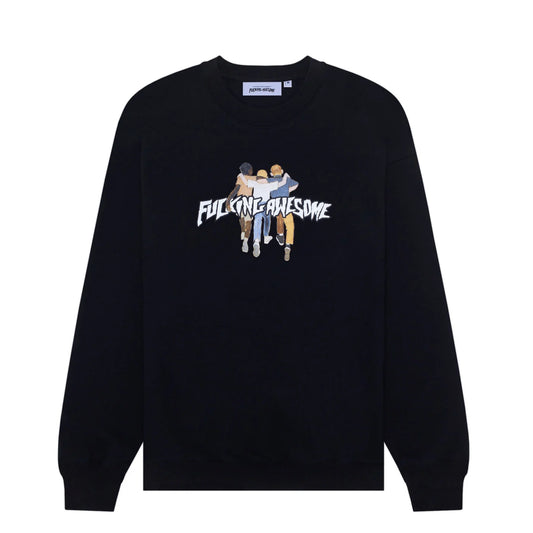 fucking awesome the kids all right crewneck black