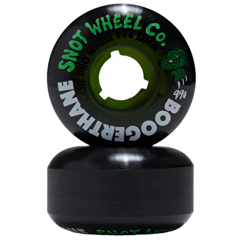 snot swampy gator 99a 52mm clear core green black wheels