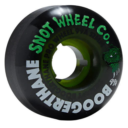snot swampy gator 99a 52mm clear core green black wheels