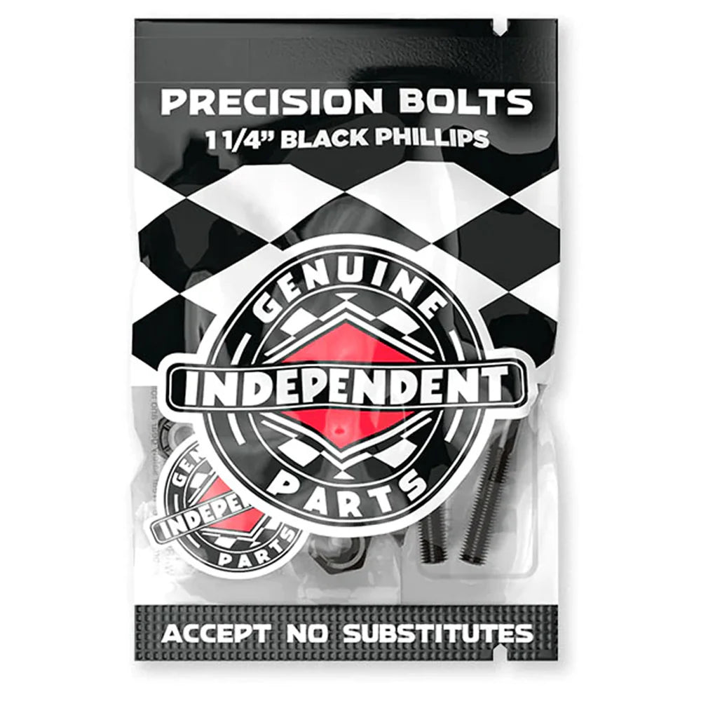independent phillips 1.25in black hardware