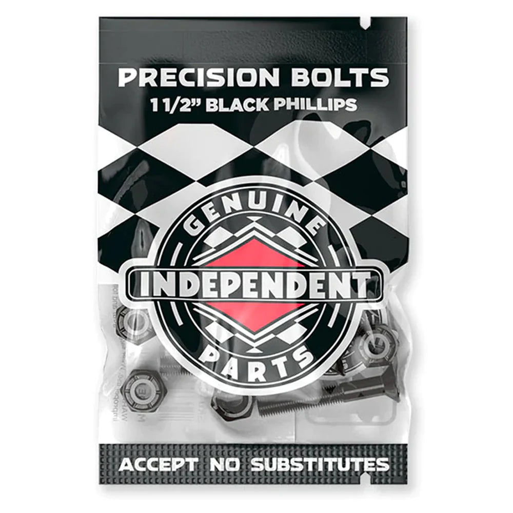 independent phillips 1.5in black hardware
