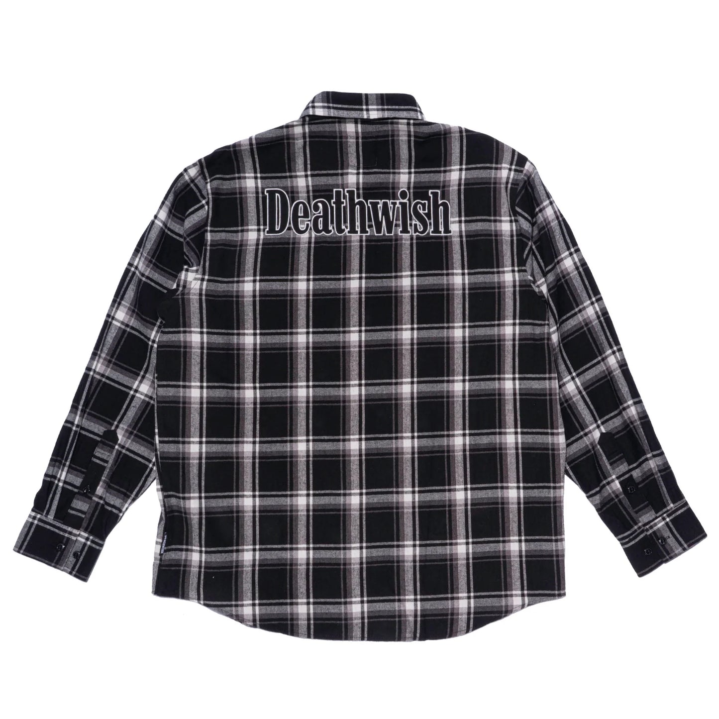 Deathwish Classic Flannel Black White