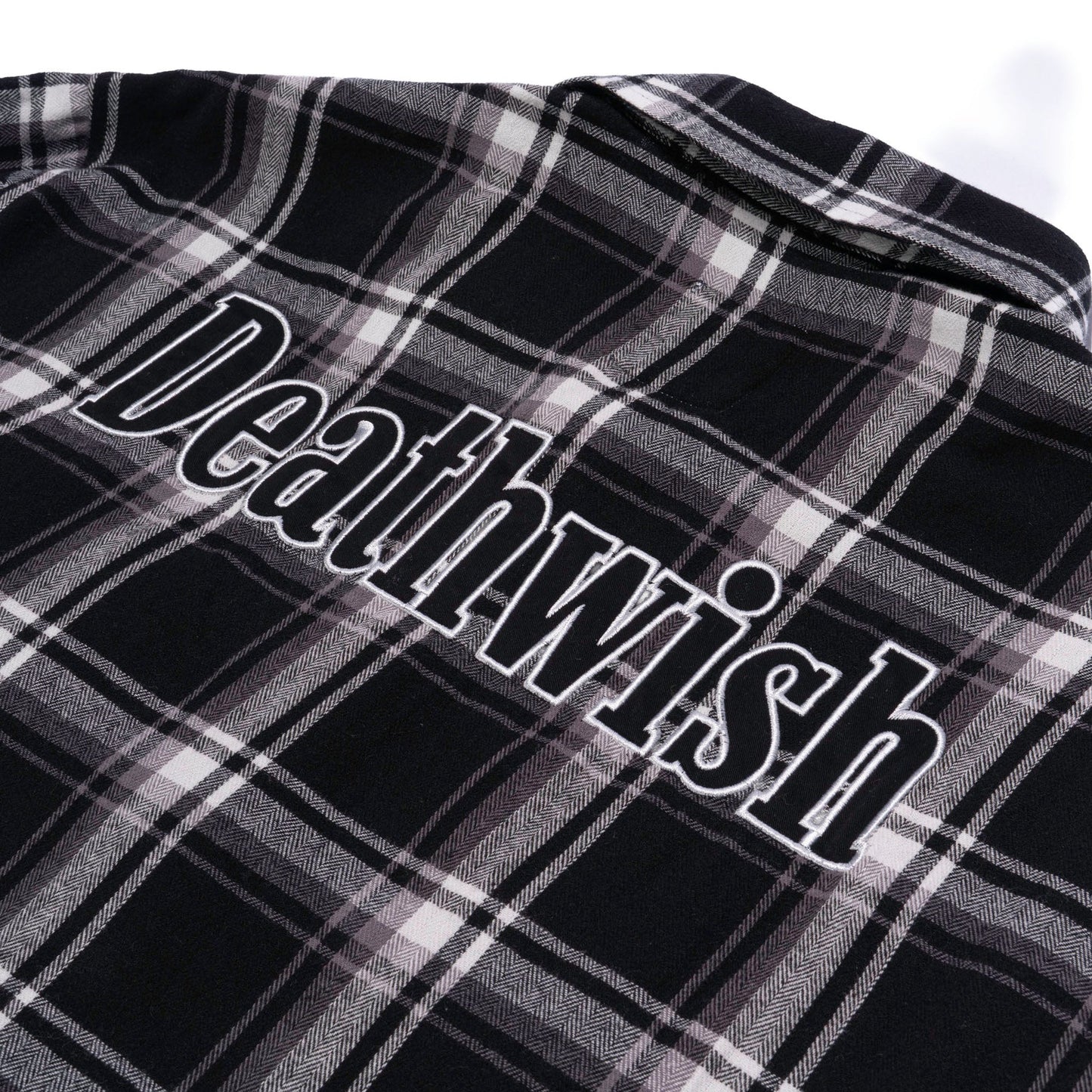 Deathwish Classic Flannel Black White
