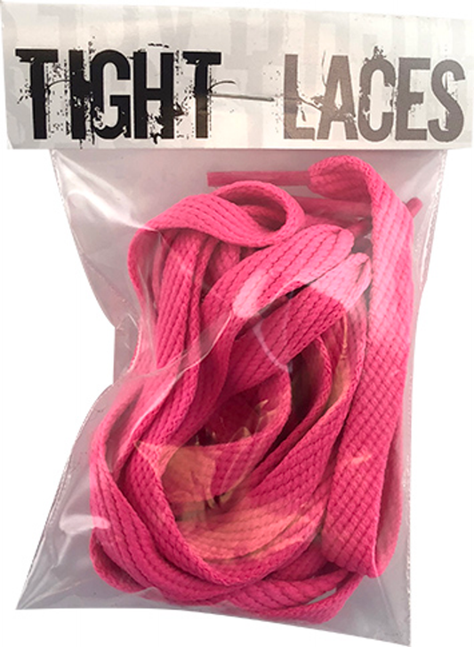 tight laces flat 45in neon pink